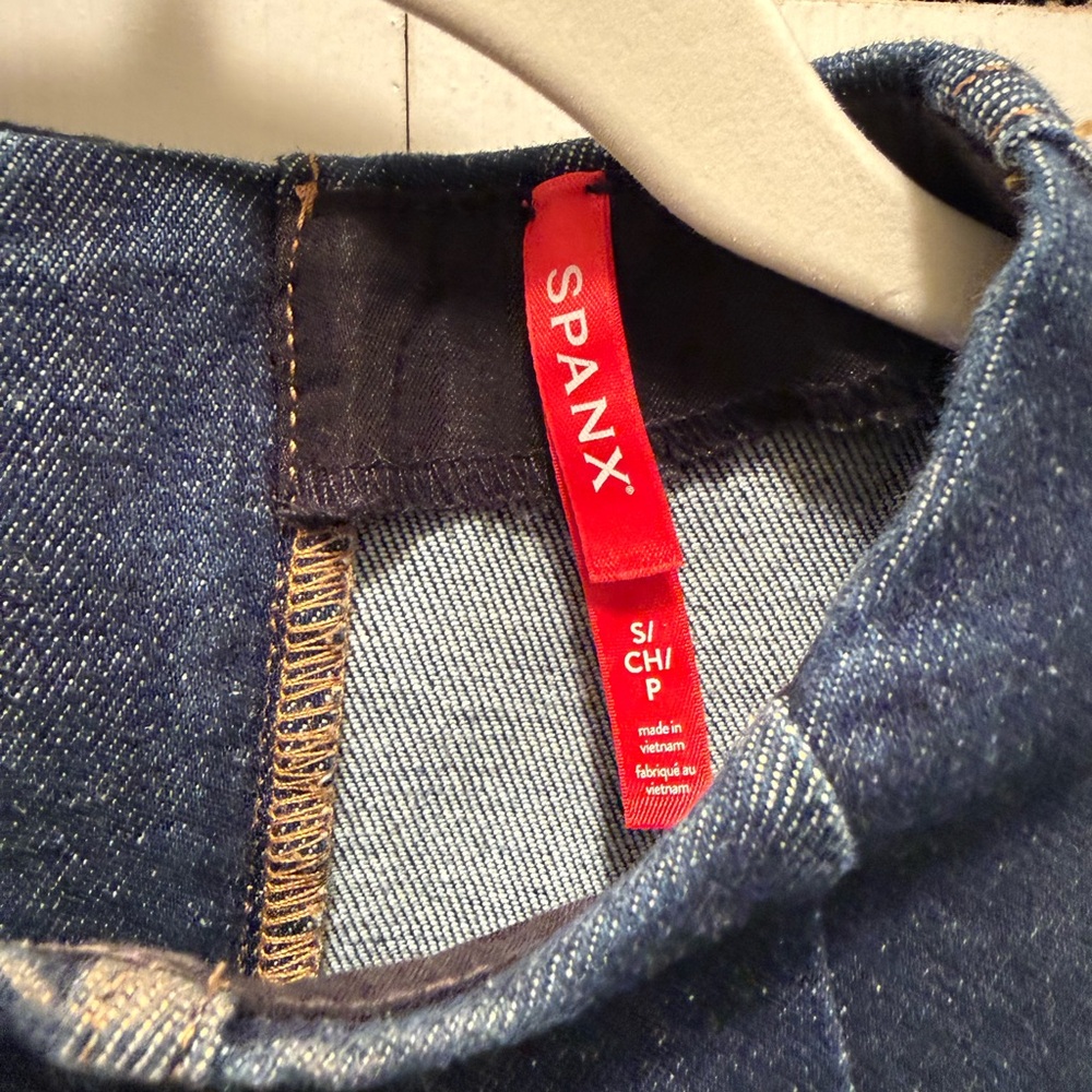 Spanx Denim Seamed Shift Dress - Picture 3 of 7